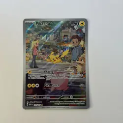 Pikachu - 173/165 - Pokemon SV: Scarlet & Violet 151 - Illustration Rare - NM - Image 1