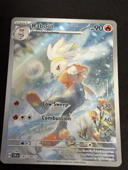 Raboot 147/142 Illustration Rare Stellar Crown Pokemon NM - Image 1