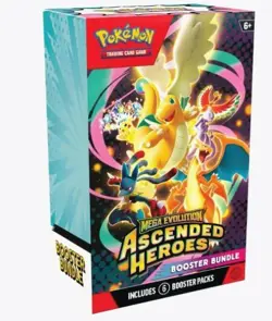 PRE-SALE Pokemon TCG Mega Evolution Ascended Heroes Booster Bundle x1 SEALED - Image 1
