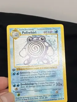 1999 Pokemon Poliwhirl 1st Edition Shadowless Base Set NM / MT 038/102 WOTC 🔥📈 - Image 2