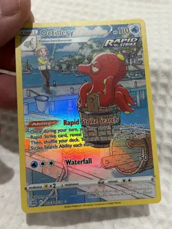 Pokemon TCG Octillery Sword & Shield: Brilliant Stars TG03/TG30 Holo Secret Rare - Image 1