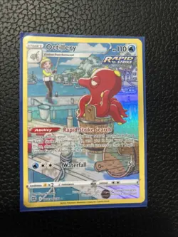 Pokemon TCG Octillery Sword & Shield Mfg: Brilliant Stars Tg03/Tg30 Holo Secret - Image 1