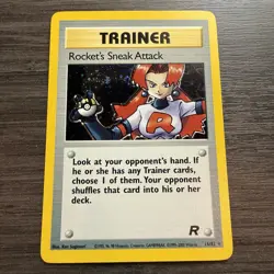 Pokemon TCG Rockets Sneak Attack 16/82 Unlimited Holo Rare - Image 1