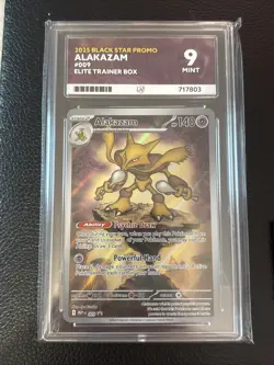 Pokemon TCG - Alakazam 009 - Black Star Promo - ACE 9 - Image 3