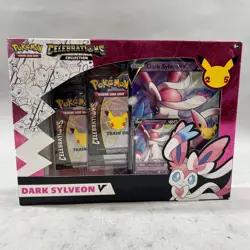 New Pokemon TCG Dark Sylveon V Celebrations Special Collection Box - Image 1