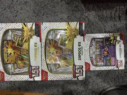 Lot of (2) Pokemon TCG 151 Zapdos Ex Collection Boxes SEALED NEW. 1 Alakazam EX - Image 1