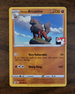 Prize Pack Series 3 Hisuian Arcanine 084/196 Play! Pokemon NM/LP - Image 1