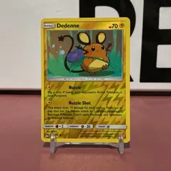 Pokemon Dedenne SM Unbroken Bonds 84/214 Common Reverse Holo 70 HP English - Image 1