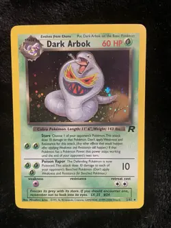 Pokemon TCG Dark Arbok Team Rocket Holo Rare 2/82 Unlimited English - Image 1