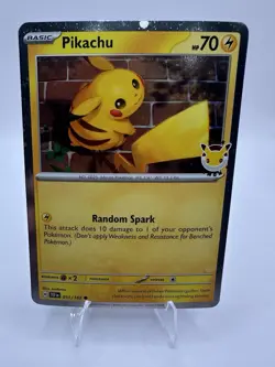 Pikachu 051/162 2026 Pokemon Day Promo - Temporal Forces - Cosmos Holo - - Image 1