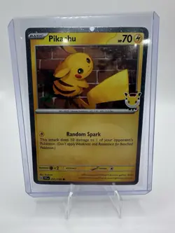 Pikachu 051/162 2026 Pokemon Day Promo - Temporal Forces - Cosmos Holo - - Image 3