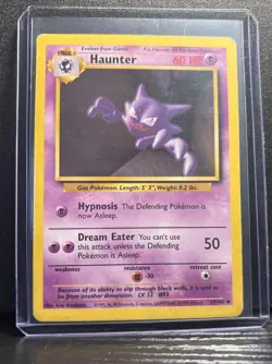 Haunter 29/102 Base Set Unlimited Uncommon Card 1999 - Image 1