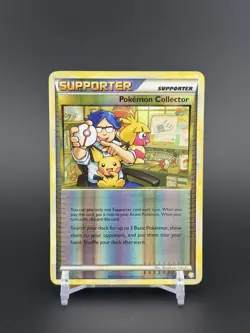Pokemon Collector 97/123 Heartgold Soulsilver HGSS Reverse Holo Supporter - Image 1
