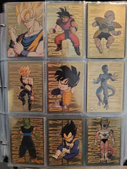 1999 Funimation Dragon Ball Z Gold Foil Chase Trading Card Set - JPP/AMADA - Image 1