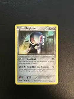 Registeel 51/98 Pokemon Card TCG Ancient Origins Regular Lightly Used Or NM - Image 1