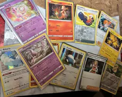 Pokemon TCG Card Bundle Holo Rare Promo Trainer Mewtwo Mew Mix Cards Charmander - Image 5