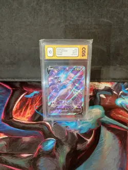 Pokemon TCG Mewtwo v SWSH229 Black Star Promo Card CGS Pristine 10 - Image 2