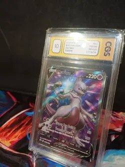 Pokemon TCG Mewtwo v SWSH229 Black Star Promo Card CGS Pristine 10 - Image 4