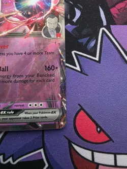 Team Rockets Mewtwo Ex SVP 216 Destined Rivals Black Star Promo Pokemon Card NM - Image 4