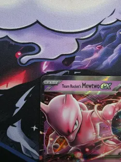 Team Rockets Mewtwo Ex SVP 216 Destined Rivals Black Star Promo Pokemon Card NM - Image 5