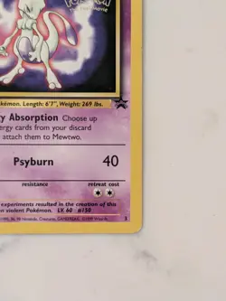 Pokemon TCG Mewtwo 3 Black Star Promo Card First Movie Edition WOTC - Image 2