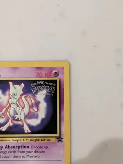 Pokemon TCG Mewtwo 3 Black Star Promo Card First Movie Edition WOTC - Image 5