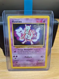 Pokemon TCG Mewtwo 3 Black Star Promo Card First Movie Edition WOTC - Image 1