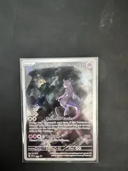 Pokemon Mewtwo TCG 151 SVP052 Black Star Promo Card English - Image 1