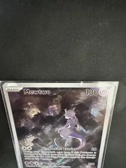 Pokemon Mewtwo TCG 151 SVP052 Black Star Promo Card English - Image 5
