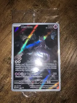 Mewtwo SVP 052 Promo Card Mew Ultra Premium Collection Pokemon Card Sealed Rare - Image 1