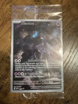 Mewtwo SVP 052 Promo Card Mew Ultra Premium Collection Pokemon Card Sealed Rare - Image 2