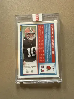 2025 Donruss Optic Quinshon Judkins Rated Rookie Auto Holo /199 #252 - Image 2