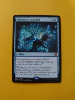 Ichormoon Gauntlet.Artifact Phyrexia: all will be one. Magic the Gathering Card. - Image 2