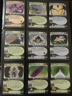 Dragon Ball Z Score Card Lot Frieza Saga Vintage DBZ Trading Cards Light Play - Image 1