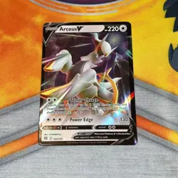 Arceus V ~ 122/172 ~ Half Art ~ BRILLIANT STARS ~ NEAR MINT ~ Pokemon Card - Image 1