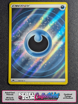 Darkness Energy (Textured Energy Card) | 158/159 | Crown Zenith | MINT - Image 1