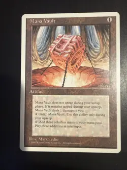 Mana Vault MTG Core Set 4th Edition Regular NM - Image 1