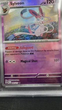 2025 SYLVEON MASTER BALL REVERSE HOLO PRISMATIC EVOLUTIONS POKEMON PSA 10 #040 - Image 3