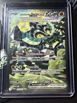 Cornerstone Mask Ogerpon ex 215/167 SIR, Twilight Masquerade, Pokemon TCG, NM - Image 1