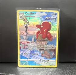 Pokemon Octillery TG03/TG30 Swsh09 Brilliant Stars Ultra Rare Holo - Image 1