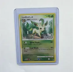 Pokemon Leafeon 24/100 Burger King Reverse Holo Promo 90 HP Stage 1 English - Image 1