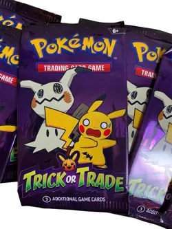 Pokemon Trick Or Trade BOOster Halloween 2023 Card Pack 8 Factory Sealed Packs - Image 3