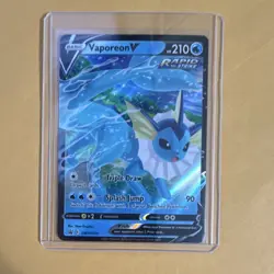 Pokemon Vaporeon V Rapid Strike Promo Holo SWSH150 Sword & Shield Basic 210 HP - Image 1