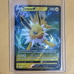Pokemon Jolteon V Promo Holo SWSH151 Sword & Shield Basic 190 HP Card - Image 1