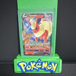 Pokemon Flareon V Promo Holo SWSH149 Sword & Shield Basic 210 HP Single Strike - Image 1