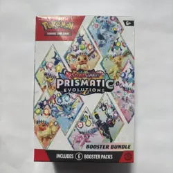 Pokemon Scarlet & Violet Prismatic Evolutions Booster Bundle–6 Packs–Sealed New - Image 1