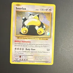 Pokemon TCG Snorlax XY179 Promo Holo Basic 130 HP XY Set Immunity Body Slam - Image 1