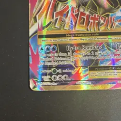 Pokemon TCG M Blastoise EX Mega Full Art Ultra Rare Holo 102/108 Evolutions - Image 5