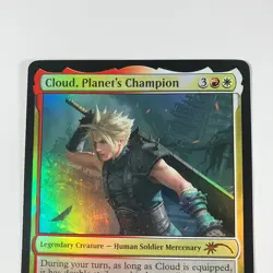 MTG Final Fantasy Foil Promo: Cloud, Planet's Champion - NM Magic Card - Image 2