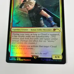 MTG Final Fantasy Foil Promo: Cloud, Planet's Champion - NM Magic Card - Image 3